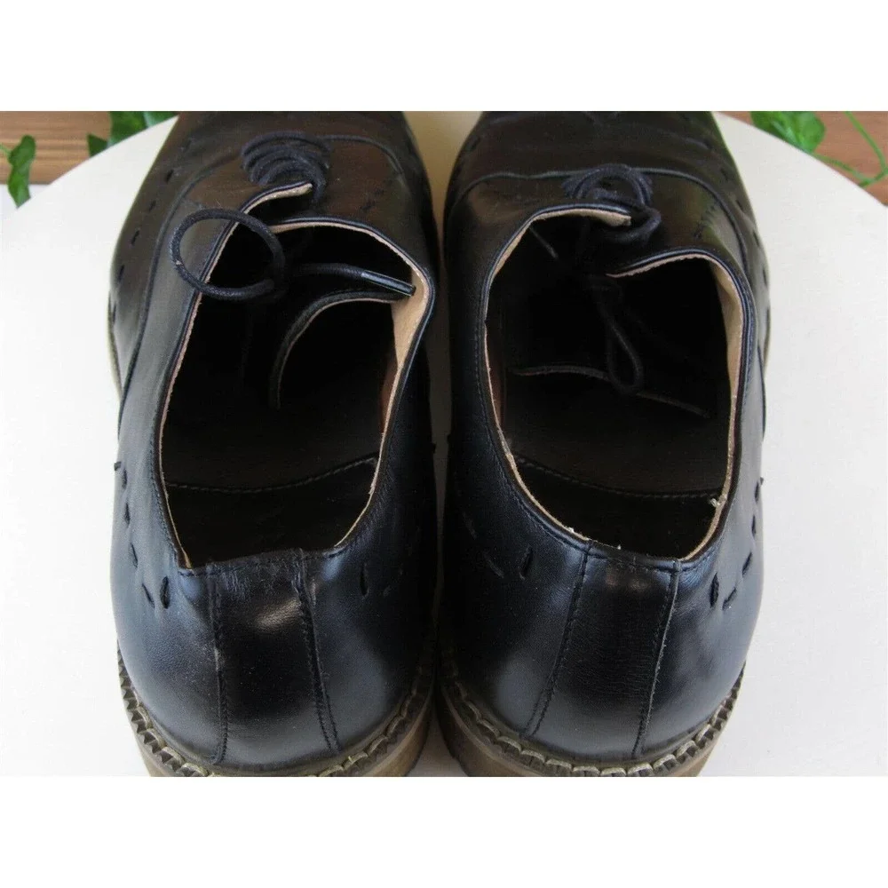Zanzara Sz 10 Oxfords Black Leather Men‎ Lace Up JH390S20 Medium (D, M)